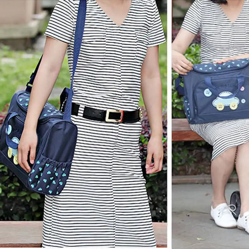 3Pcs/Set Maternity Bags Baby Mommy,Baby Bag for Mother,Multifunctional Diaper Bag Set Nappy Infant Handbag Shoulder Messenger