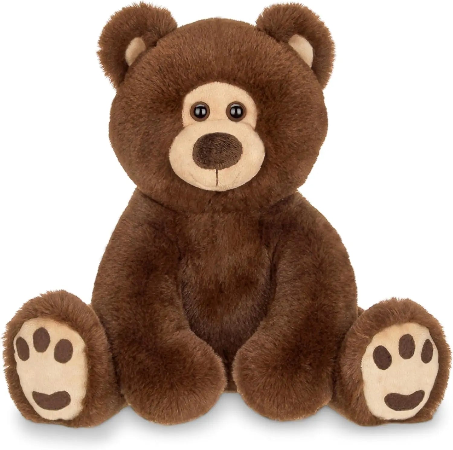 Bearington Lil' Barnaby Teddy Bear Stuffed Animal - 11.5" Soft and Cuddly Brown Bear Plush Toy with Weighted Bottom - Cute Stuffed Animal Teddy Bears Gift for Kids, Plush Collectors and Baby Showers