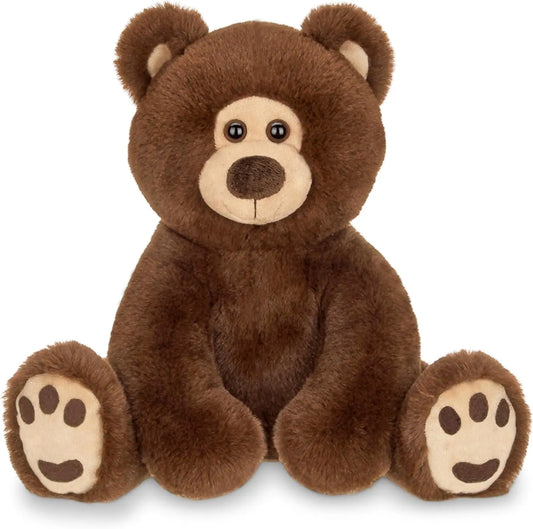 Bearington Lil' Barnaby Teddy Bear Stuffed Animal - 11.5" Soft and Cuddly Brown Bear Plush Toy with Weighted Bottom - Cute Stuffed Animal Teddy Bears Gift for Kids, Plush Collectors and Baby Showers